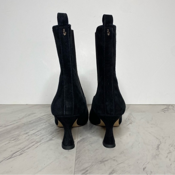 Sam Edelman Lani Black Suede Chelsea Bootie 5 1/2 - Picture 3 of 15